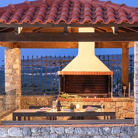 Acrothea Villa Heated Pool Hriszí Aktí Haniá Kültér fotó