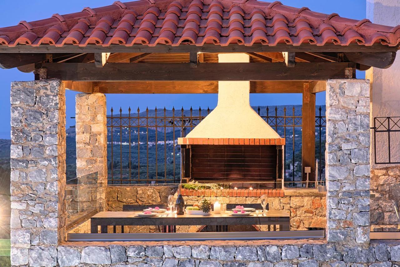 Acrothea Villa Heated Pool Hriszí Aktí Haniá Kültér fotó