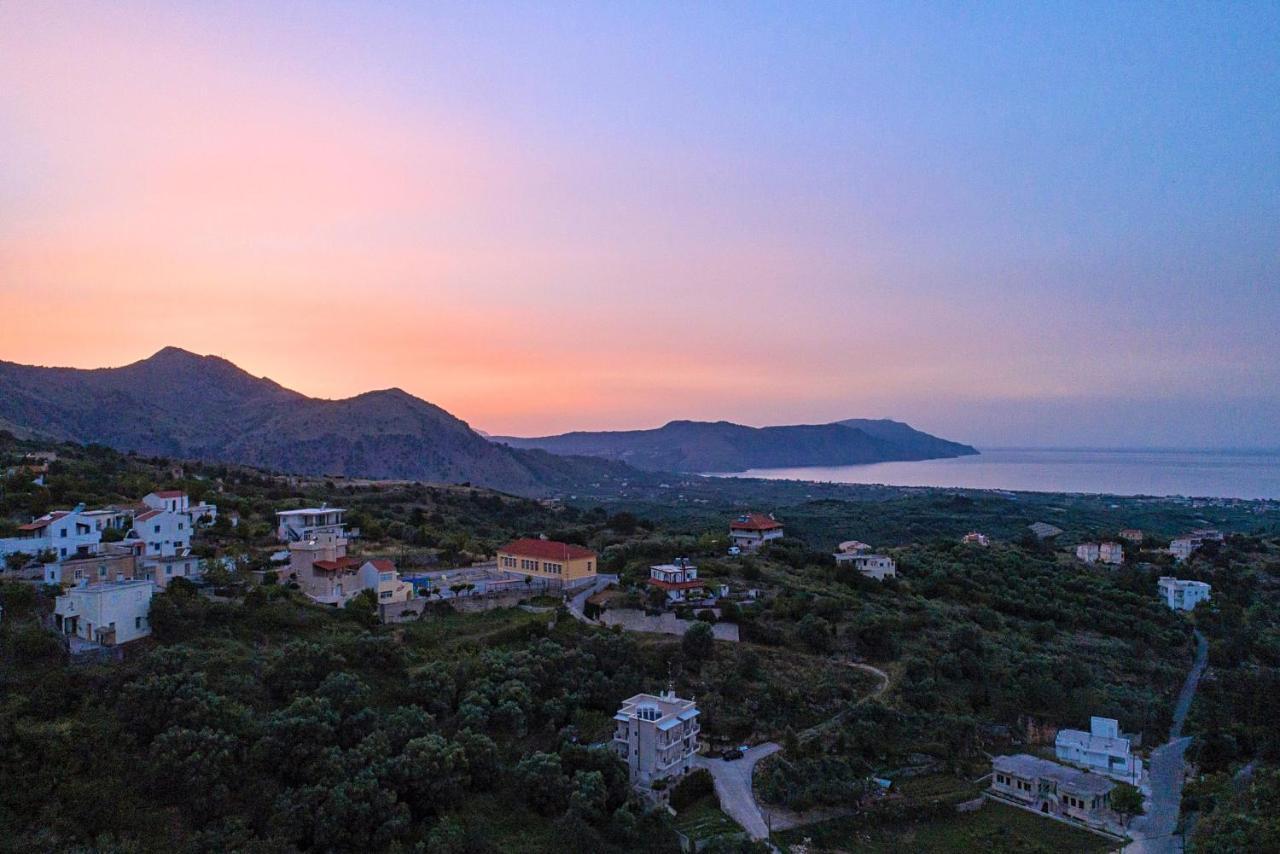 Acrothea Villa Heated Pool Hriszí Aktí Haniá Kültér fotó