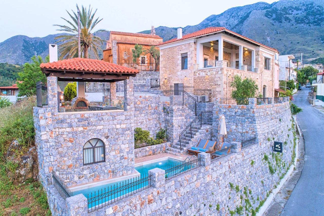 Acrothea Villa Heated Pool Hriszí Aktí Haniá Kültér fotó