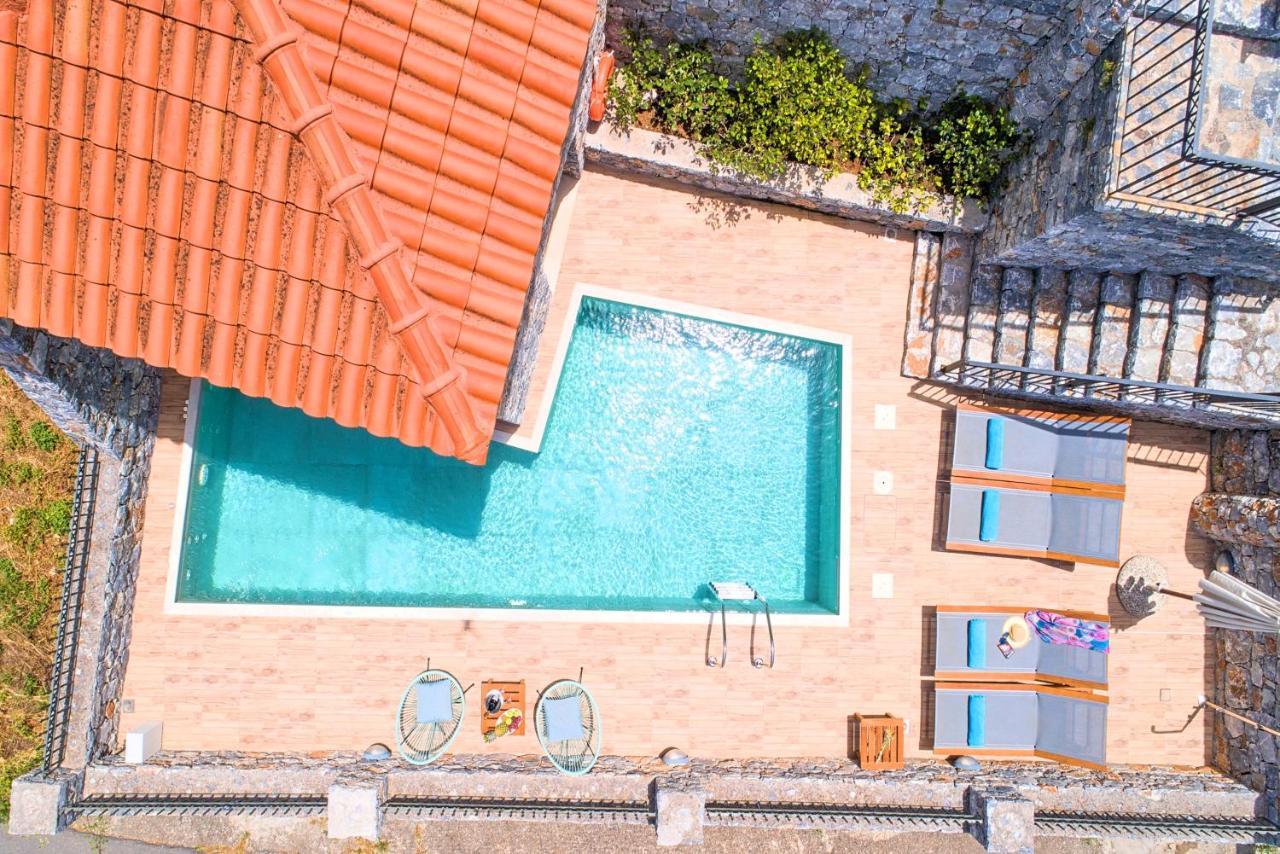 Acrothea Villa Heated Pool Hriszí Aktí Haniá Kültér fotó