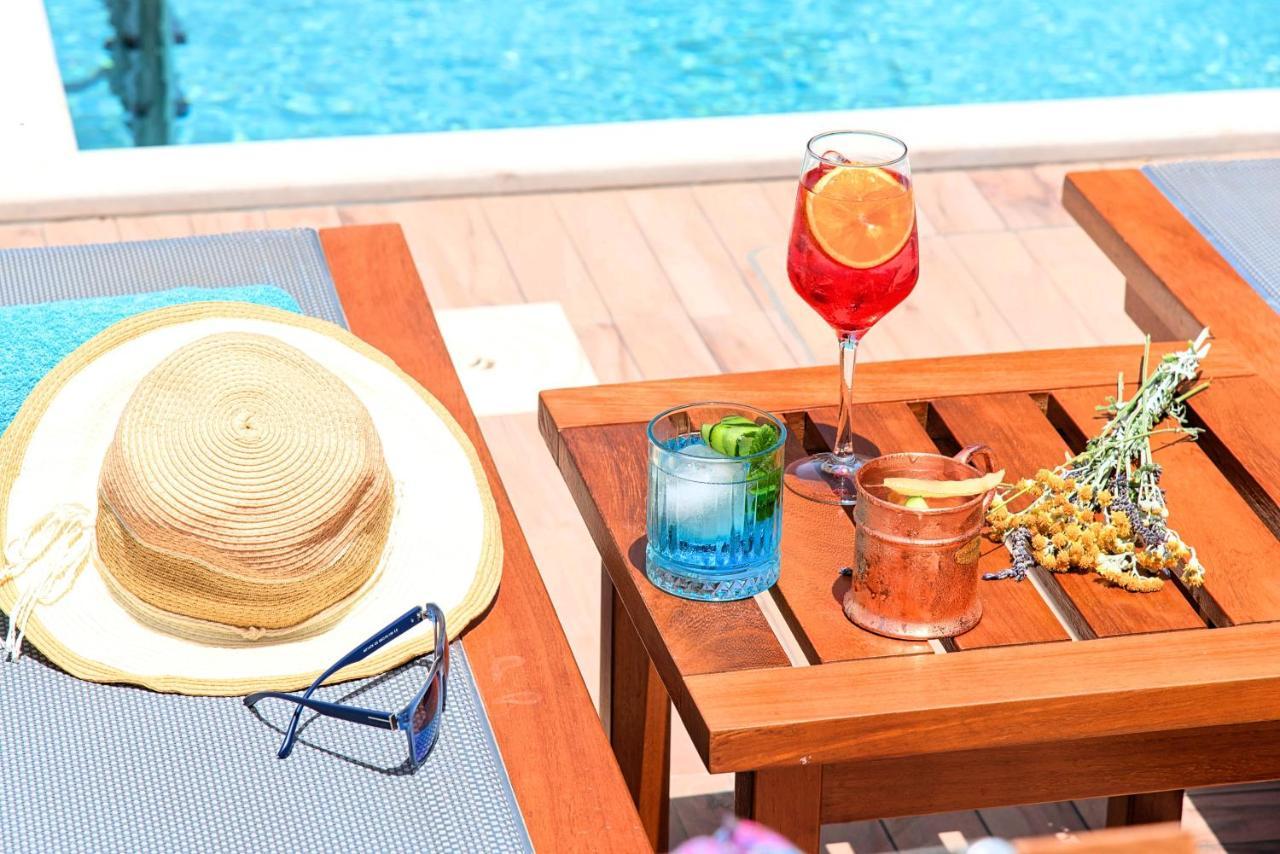 Acrothea Villa Heated Pool Hriszí Aktí Haniá Kültér fotó